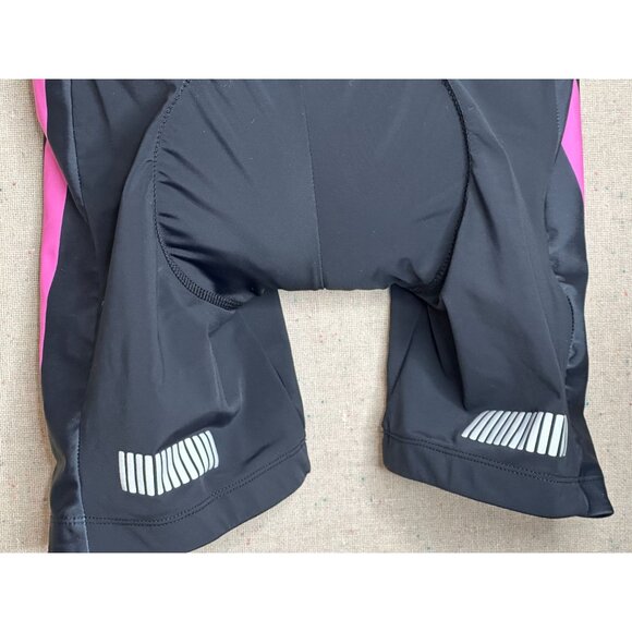 Nooyme Womens Cycling Shorts 3D Padding Black Pink Moisture Wicking Breathable - Picture 3 of 9